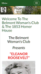 Mobile Screenshot of belmontwomansclub.org