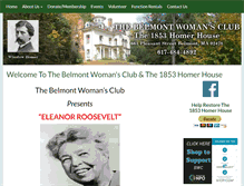 Tablet Screenshot of belmontwomansclub.org